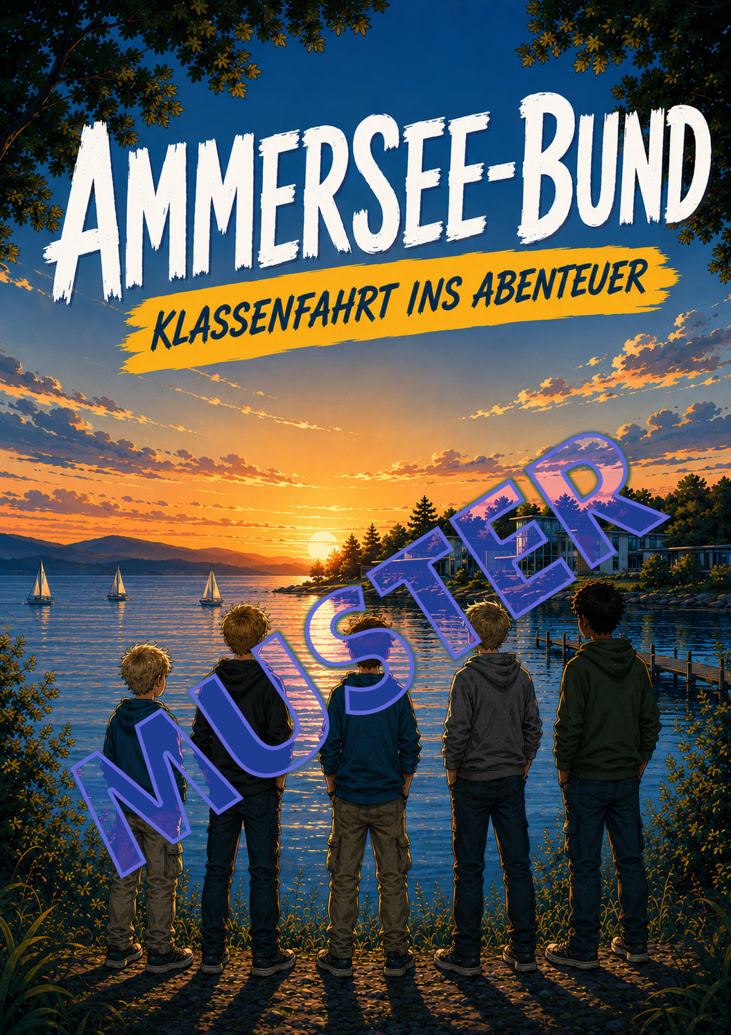 Cover des Buchs Ammersee-Bund: Klassenfahrt ins Abenteuer